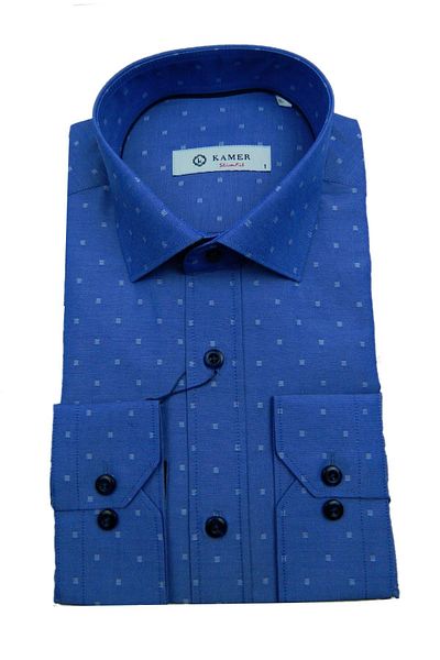 KAMER 9321 009321 Μοντέλο Ανδρικό πουκάμισο Slim Fit
