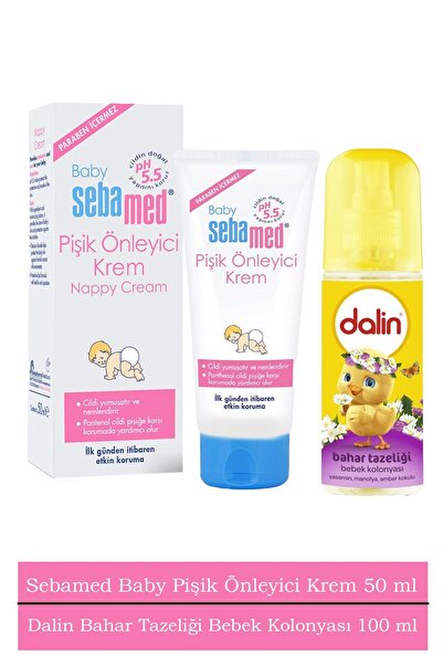Dalin Bebek Kolonyası Sprey Sprey Bahar Tazeliği 100 ml Sebamed Baby Pişik Ön...