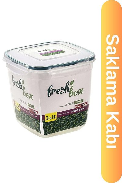 Viyalente Fresh Box Deep Square No:3 3.6 Lt Lc-160