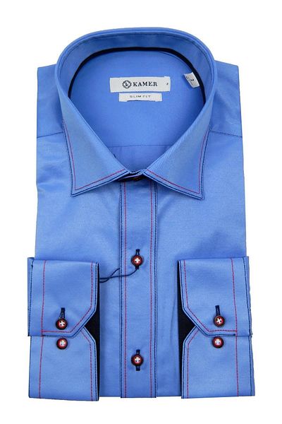 KAMER Cămașă Slim Fit pentru bărbați 9258 009258
