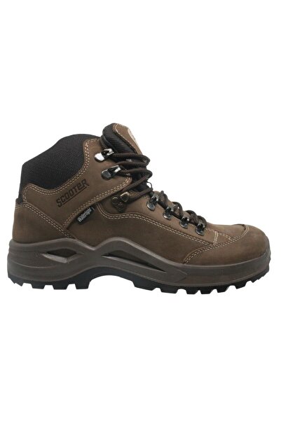 Scooter Waterproof Leather Sand Color Men's Outdoor Boots M1219cku