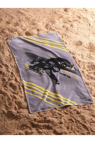 Warner Bross Warner Bros Batman Pamuk Kadife Baskılı Plaj Havlusu