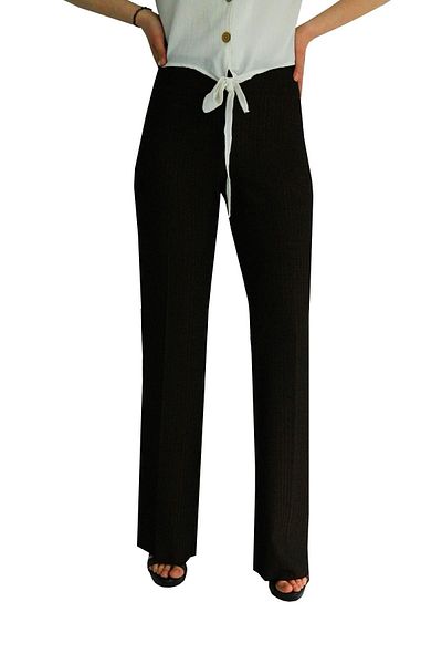 PROTO Women's Brown Spanish Leg Trousers