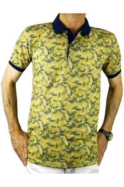 BIGAZZI Tricou pentru bărbați cu imprimeu Pique Lyc 3228