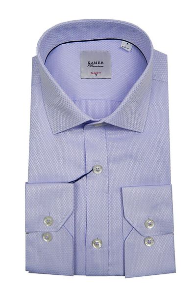 KAMER Ανδρικό πουκάμισο 2046 Model Slim Fit - με σχέδιο