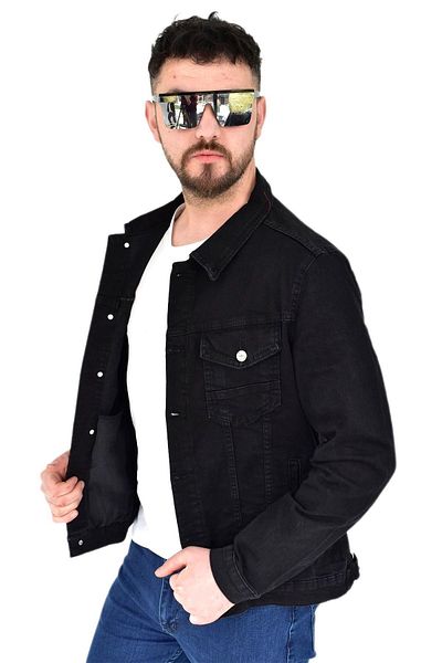 DYNAMO Ανδρικό αθλητικό τζιν παλτό 509 Bgl-st01720