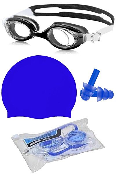 Ultio Spor مجموعة نظارات السباحة + سدادات الأذن + غطاء لاتكس وحقيبة فاخرة خاص...