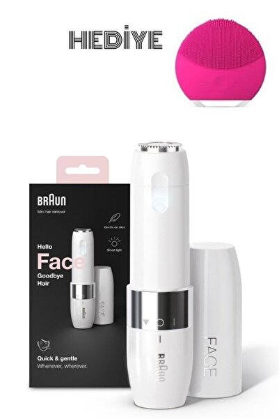 Braun bıyık bölgesi tüy kıllar çene dudak yanak yüz kılları pürüzsüz makyaj için acısız ıpl öncesi garanti