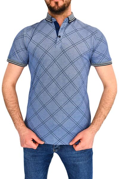 DYNAMO Men's Polo Neck T-Shirt T-809 Bgl-st01816