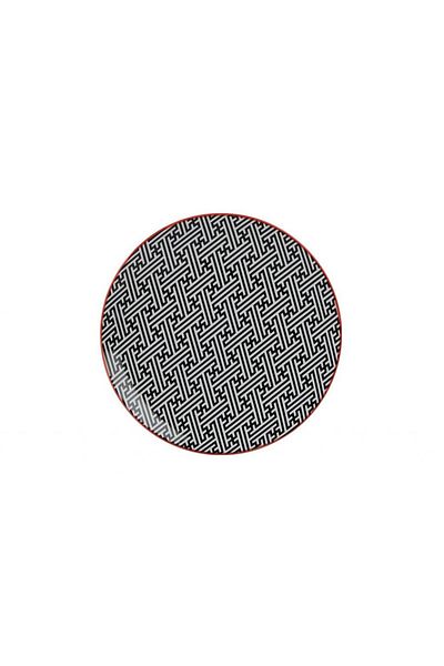 Porland 22cm Black Mix Match Plate