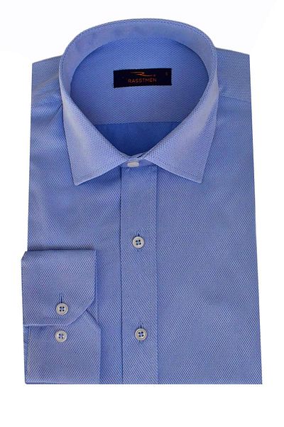 rasstmen Мъжка риза с дълъг ръкав Silim Fit Dobby Bgl-st01909