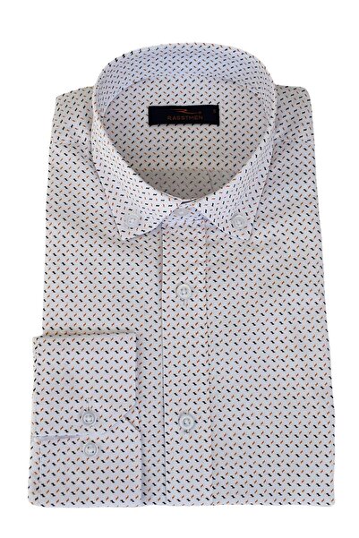 rasstmen Muška uska košulja dugih rukava Tačkasti dezen komada Bgl-st01968