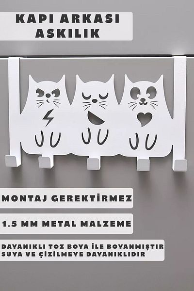 3art Metal American Iron Bathroom Hanger - Metal Back Hanger Decorative