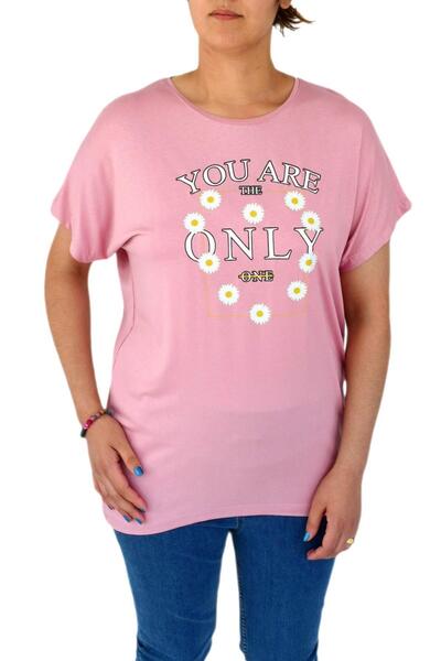 BAGLAN Ženska majica sa okruglim izrezom Štampano Bgl-st01975