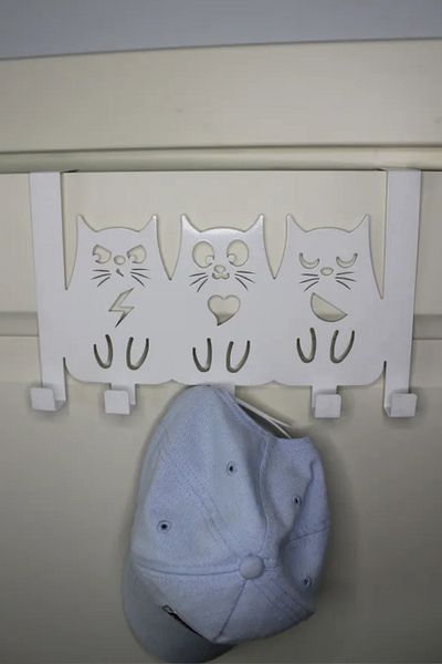 3art Metal American Iron Bathroom Hanger - Metal Back Hanger Decorative