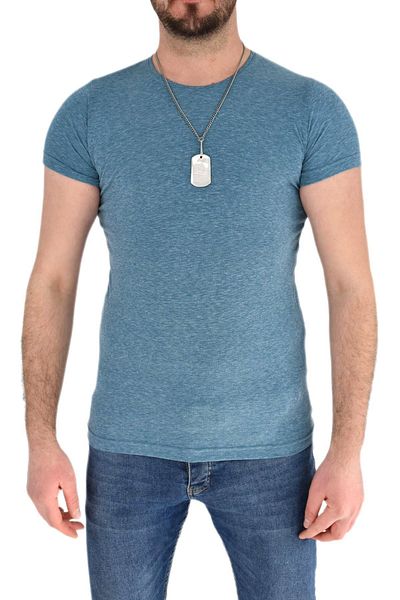 DYNAMO Tricou cu gât pentru bărbați T-530 Bgl-st01838