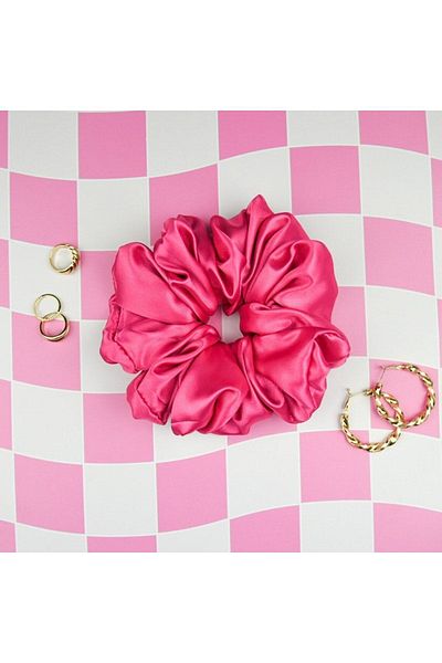 Donna Liberta New Season Γυναικείο Satin Scrunchie - Σειρά κλιπ μαλλιών