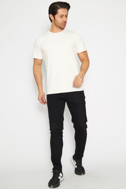 Black project T-shirt İnce Ribana Kumaş
