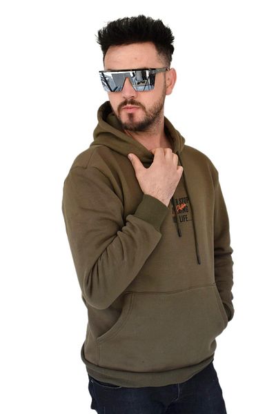 DYNAMO Ανδρικό φούτερ με κουκούλα Oversize 6742 Bgl-st02313