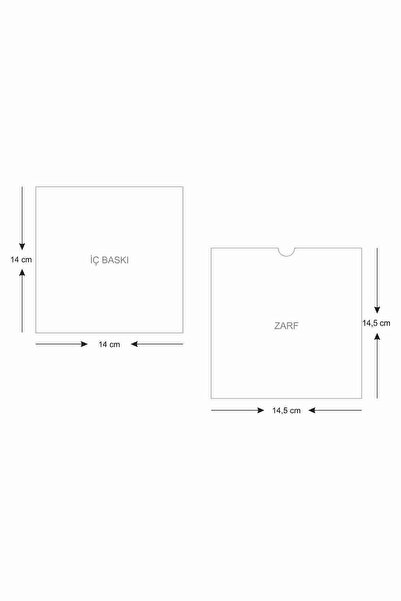 Pixel Davetiye 50-adet- Beyaz Yaldızlı Davetiye - Düğün - Nişan - Kına - Sünnet - Nikah Davetiyesi - 8811