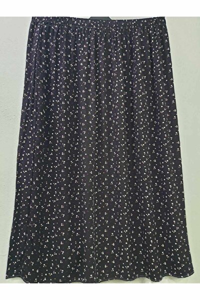 sercan konfeksiyon KADIN TEK PARÇALI BASMA VİSKON BATTAL ETEK