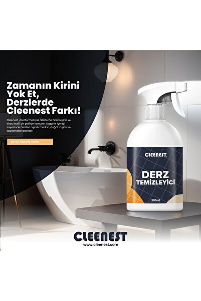 Cleenest Derz Temizleyici - Sert Kir ve Lekeler İçin Etkili Solüsyon – 500 ml...