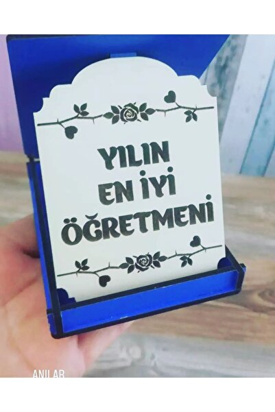 zeyalazer Öğretmenler Günü İçin İsme Özel Yılın En İyi Öğretmeni Plaketleri