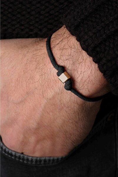 aytekgold Küp İpli Unisex Bileklik 14 Ayar