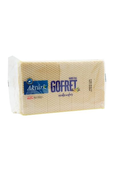 Aktürk 6 Pieces 200 Gram Vanilla Wafer - X 6