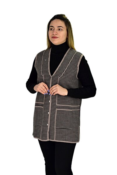 CAPTURE Жіночий трикотажний жилет з кишенями BGL-ST03347