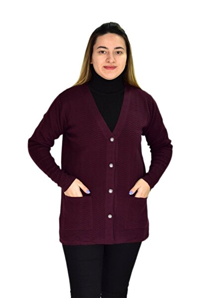 Çalıkuşu سترة نسائية محبوكة بجيب BGL-ST03349