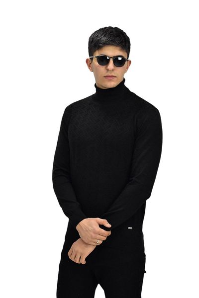 Raymons Men's Sports Turtleneck Sweater R22507 BGL-ST03177