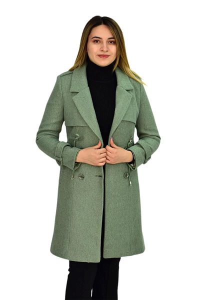 ressam Women's Stamp Coat K3018 BGL-ST03285