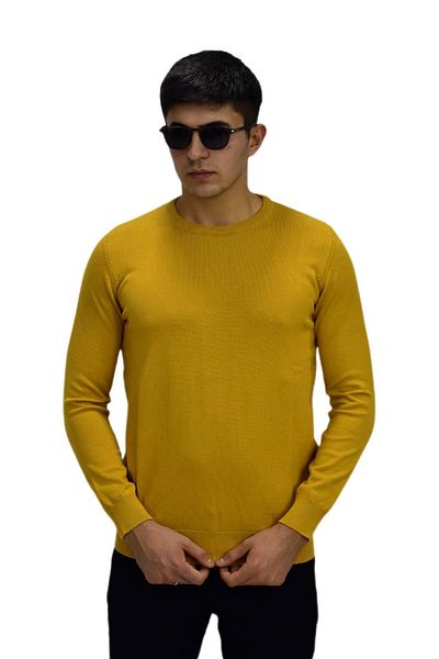 Raymons Men's Sports Plain Crew Neck Sweater R22920 BGL-ST03182