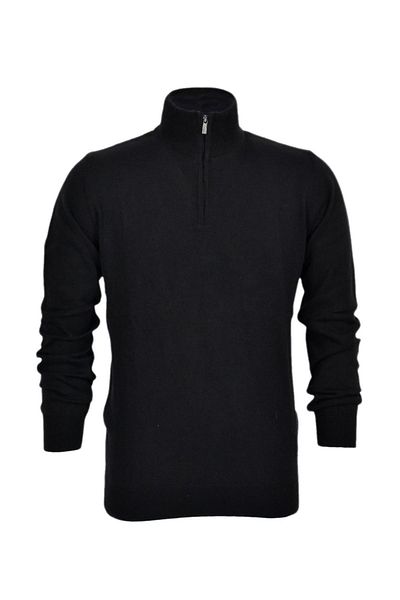 Raymons Мъжки спортен пуловер с цип и яка R22949 BGL-ST03181