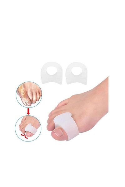 Bunionettes Toe Thumb Separator Corrector Ring Silicone Spool Bunion Thumb Corrector