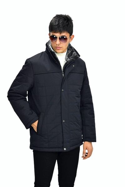 DYNAMO Men's Sports Collar Fur Coat M3317 BGL-ST03236