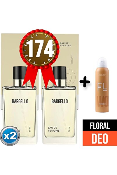 Bargello Parfüm 174x2 2 Adet Floral 50 ml + Floral Deodorant 150 ml