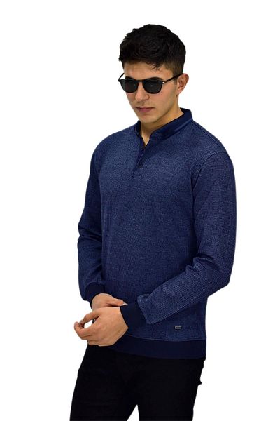 Raymons Мъжки суитшърт с поло яка R2254 BGL-ST03197
