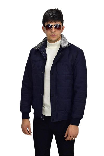 DYNAMO Men's Plus Size Sports Plush Collar Coat M3096 BGL-ST03243
