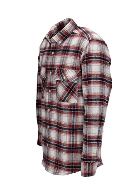 rasstmen Чоловіча сорочка з двома кишенями та кришкою, прямий крій, модель BGL-ST03262