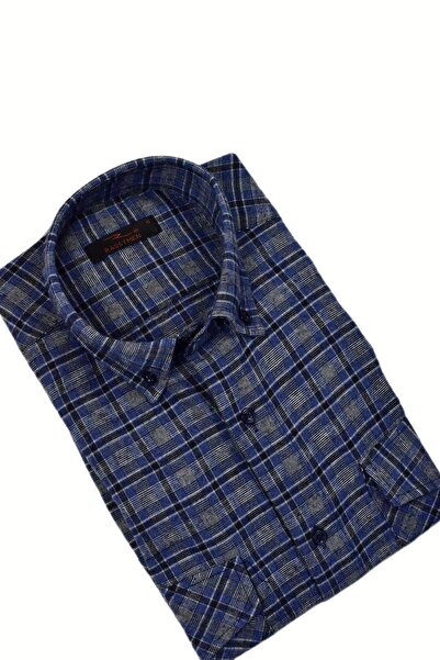 rasstmen Чоловіча бавовняна зимова сорочка з двома кишенями та клапанами BGL-ST03267