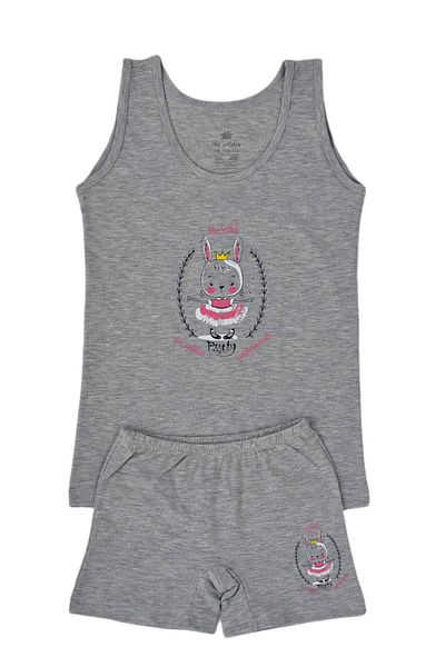 BAGLAN Girl's Rabbit Printed Athlete Boxer Suit 8542 BGL-ST03481