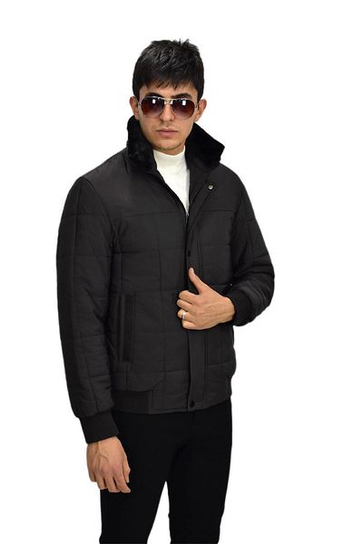 DYNAMO Men's Plush Collar Sports Coat - M3096 Bgl-st03242