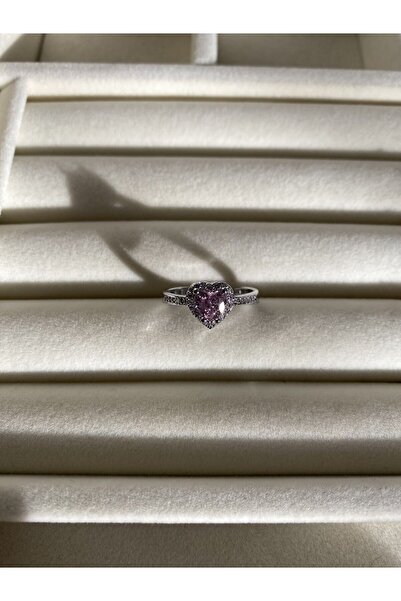 Accessories Adjustable Heart Jewelled Ring