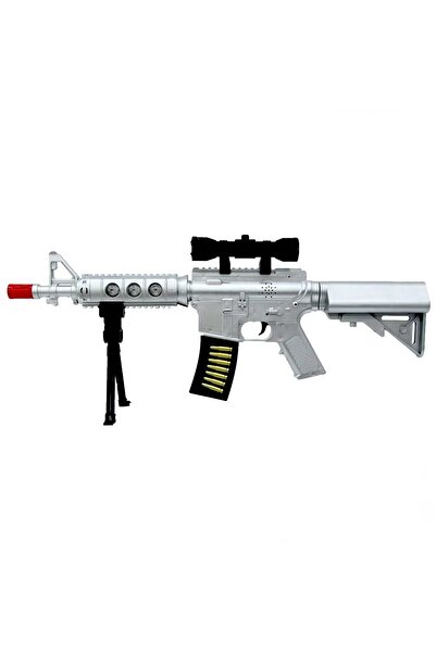 A-T AYZE-TRENDY DÜRBÜNLÜ IŞIKLI SESLİ TÜFEK OYUNCAK 10002