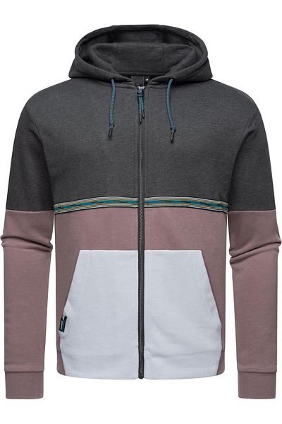 Ragwear Kapuzensweatjacke Blocky