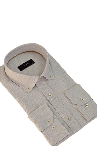 ADVANTE Чоловіча класична сорочка з довгими рукавами та смужками BGL-ST03511