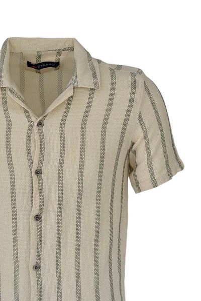 DYNAMO Men's Cotton Summer Short Sleeve Shirt 9627 BGL-ST03736