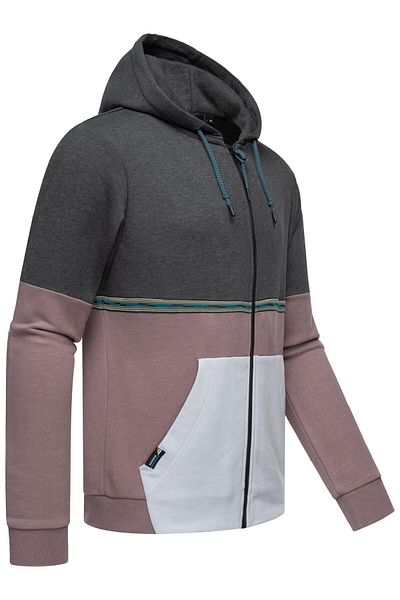 Ragwear Kapuzensweatjacke Blocky